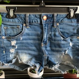 American Eagle Cutoff Super-Stretch Midi Shorts